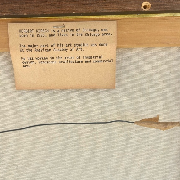 Original Herbert Kitsch Framed Seaside Oil Painting - Picture 8 of 8